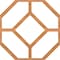 Ekena Millwork 33W x 33H x 38T Small Cameron Decorative Fretwork Wood Ceiling Panels, Cherry CELW33X33X0375CAMCH - alternate 7